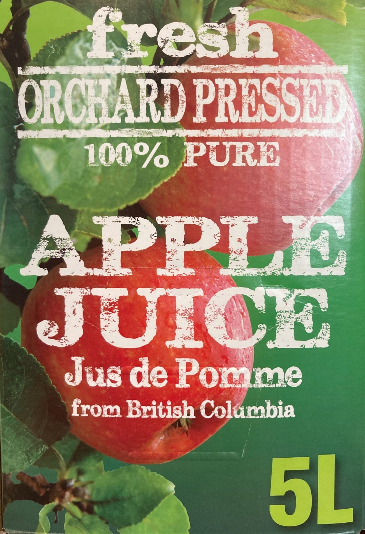 Spray-Free Apple Juice 5L